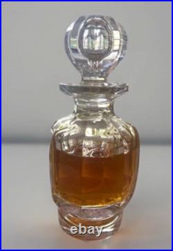 Vintage Baccarat Crystal Malmaison Perfume Bottle (circa 1936) Amber Body Oil