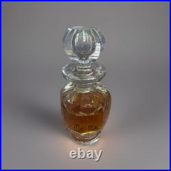 Vintage Baccarat Crystal Malmaison Perfume Bottle (circa 1936) Amber Body Oil