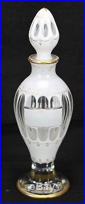 Vintage Baccarat Diorama White Perfume Bottle Dior RARE
