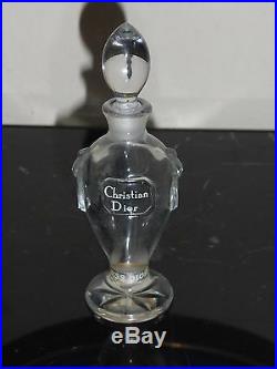 Vintage Baccarat Diorissimo Christian Dior Urn Perfume Bottle 4.5 Tall