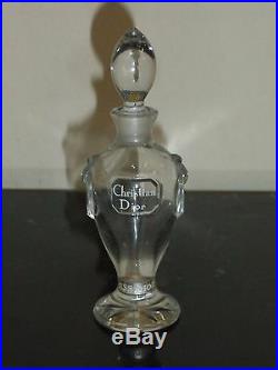 Vintage Baccarat Diorissimo Christian Dior Urn Perfume Bottle 4.5 Tall