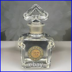 Vintage Baccarat For Guerlain L'Heure Bleue Perfume Bottle with Label Numbered