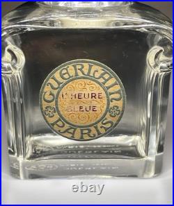 Vintage Baccarat For Guerlain L'Heure Bleue Perfume Bottle with Label Numbered