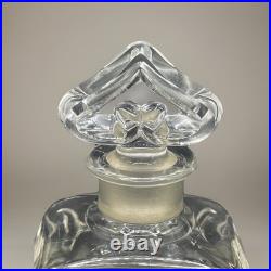 Vintage Baccarat For Guerlain L'Heure Bleue Perfume Bottle with Label Numbered