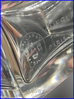 Vintage Baccarat For Guerlain L'Heure Bleue Perfume Bottle with Label Numbered