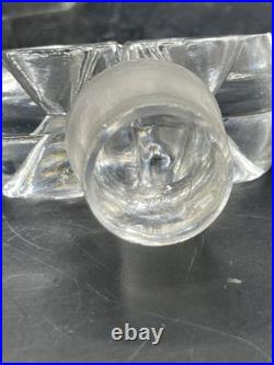 Vintage Baccarat For Guerlain L'Heure Bleue Perfume Bottle with Label Numbered