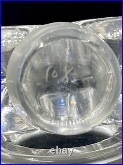 Vintage Baccarat For Guerlain L'Heure Bleue Perfume Bottle with Label Numbered