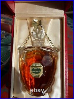 Vintage Baccarat Guerlain Camps Elysees 2 oz. Perfume bottle in Box