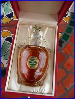 Vintage Baccarat Guerlain Camps Elysees 2 oz. Perfume bottle in Box