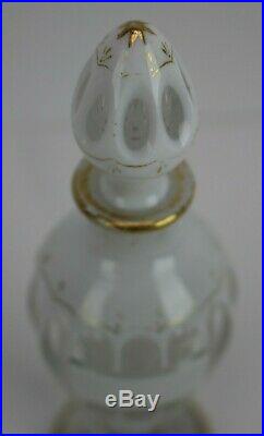 Vintage Baccarat White Cut to Clear Miss Dior Christian Dior Perfume Bottle
