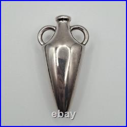 Vintage Bayanihan 925 Sterling Silver Perfume Vial Bottle Pendant MISSING LID