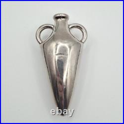 Vintage Bayanihan 925 Sterling Silver Perfume Vial Bottle Pendant MISSING LID