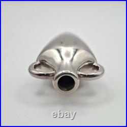 Vintage Bayanihan 925 Sterling Silver Perfume Vial Bottle Pendant MISSING LID