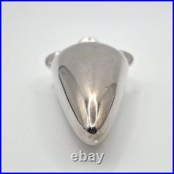 Vintage Bayanihan 925 Sterling Silver Perfume Vial Bottle Pendant MISSING LID