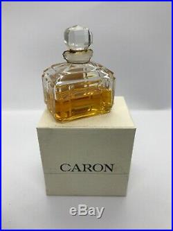 Vintage Bellodgia Caron Perfume Extract Splash Baccarat Crystal Bottle Paris 2Oz