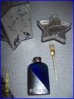 Vintage Bourjois Evening in Paris Perfume RARE STANDING STAR BOX With Bottle