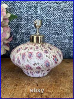 Vintage Bucella Cristalli Italian Murano Style Millefiori Perfume Atomizer