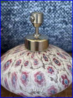 Vintage Bucella Cristalli Italian Murano Style Millefiori Perfume Atomizer