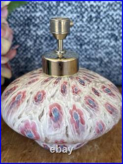 Vintage Bucella Cristalli Italian Murano Style Millefiori Perfume Atomizer