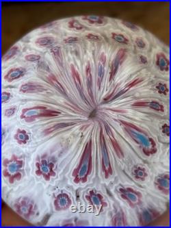 Vintage Bucella Cristalli Italian Murano Style Millefiori Perfume Atomizer