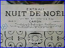 Vintage CARON NUIT DE NOEL 2.18 oz / 60 ml Perfume Bottle Rare, Sealed