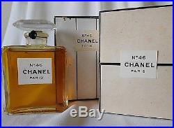 Vintage CHANEL No 46 1 oz Parfum / Perfume, with Dot, Sealed Bottle, Very RARE