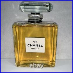 Vintage CHANEL No. 5 Perfume 8.5 Dummy/Factice/Display Glass Bottle, France
