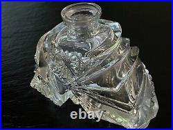 Vintage CIO COLLECTION Hand Made Czech Republic Crystal Perfume Bottle & Stopper