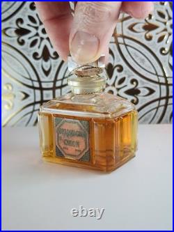 Vintage Caron Bellodgia Baccarat Perfume Bottle-30ml Size Bottle, 1.0oz