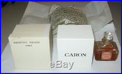 Vintage Caron Bellodgia Perfume Bottle/Box Baccarat 1 OZ Sealed 2/3 Full