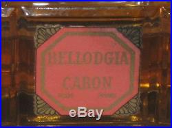Vintage Caron Bellodgia Perfume Bottle/Boxes Baccarat 2 OZ Sealed 2/3+ Full 3