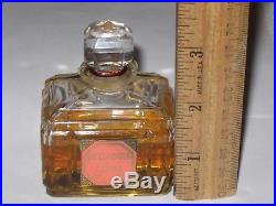 Vintage Caron Bellodgia Perfume Bottle/Boxes Baccarat 2 OZ Sealed 2/3+ Full 3