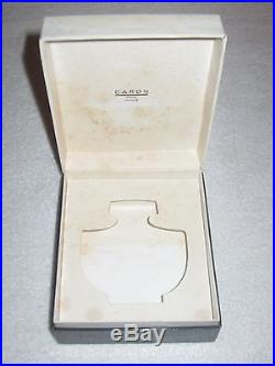 Vintage Caron Fleurs de Rocaille Baccarat Style Perfume Bottle/Boxes Sealed 3 OZ