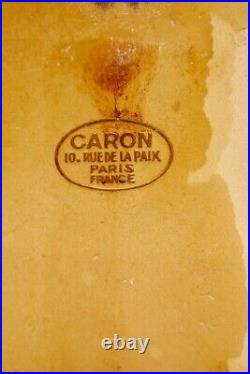 Vintage Caron Le Tabac Blond Bottle and Box Scant Perfume Remains