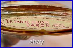 Vintage Caron Le Tabac Blond Bottle and Box Scant Perfume Remains