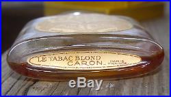 Vintage Caron Le Tabac Perfume with Contents and the Gold Box- 2 Oz Bottle