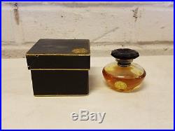 Vintage Caron Narcisse Noir Perfume Bottle and Box 1 fl oz / 30 ml