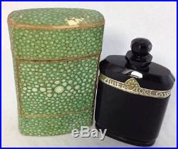 Vintage Caron Nuit de Noel Perfume Baccarat Glass Bottle Boxes 1.09 OZ Full