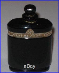 Vintage Caron Nuit de Noel Perfume Baccarat Style Bottle/Box 1OZ Sealed 3/4 Full