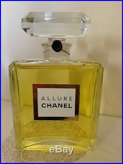 Vintage Chanel Allure Factice/Dummy Display Glass Bottle 242ml