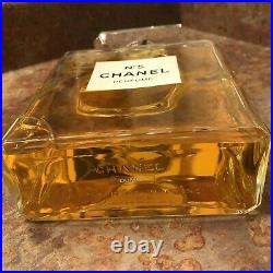 Vintage Chanel Bottle No 5 FACTICE DUMMY Perfume Store Display Glass