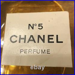 Vintage Chanel Bottle No 5 FACTICE DUMMY Perfume Store Display Glass