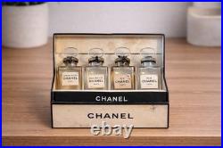 Vintage, Chanel Miniature Perfume Bottles In Box Set