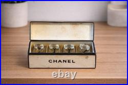 Vintage, Chanel Miniature Perfume Bottles In Box Set