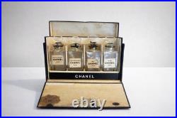 Vintage, Chanel Miniature Perfume Bottles In Box Set