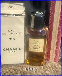 Vintage Chanel No. 5 Eau de Toilette 8 Oz Antique From Paris Full Bottle 5.5
