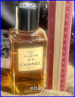 Vintage Chanel No. 5 Eau de Toilette 8 Oz Antique From Paris Full Bottle 5.5