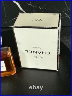 Vintage Chanel No. 5 Extrait Parfum 0.2 FL with Box Sealed Bottle