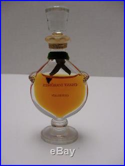 Vintage Chant D'Aromes Guerlain 1/2 Oz Pure Perfume Glass Bottle Stopper Sealed