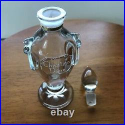 Vintage Christian Dior Amphora 2 oz. Diorling empty Perfume Bottle 5.5